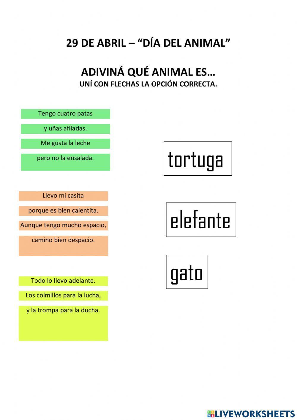 Dia del animal