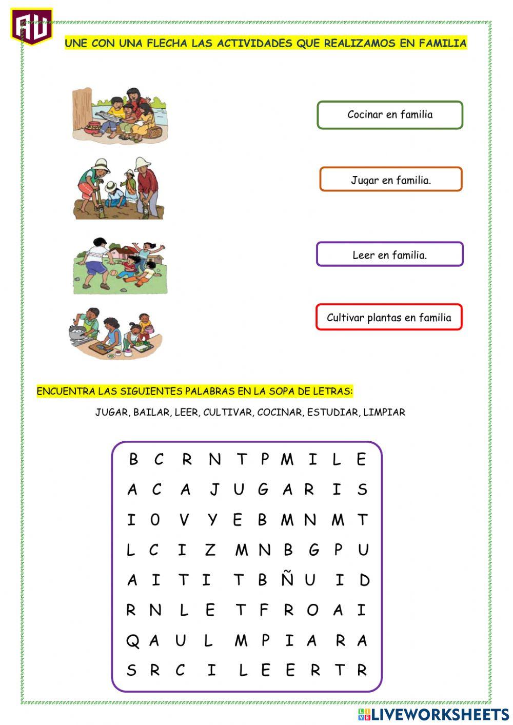 Actividades en familia