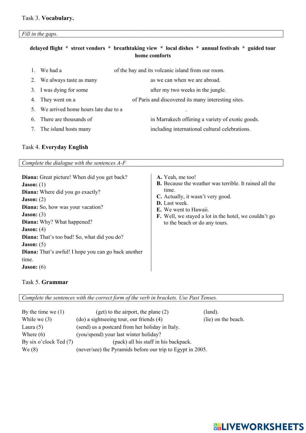 Test 5A Spotlight 10, Module 5
