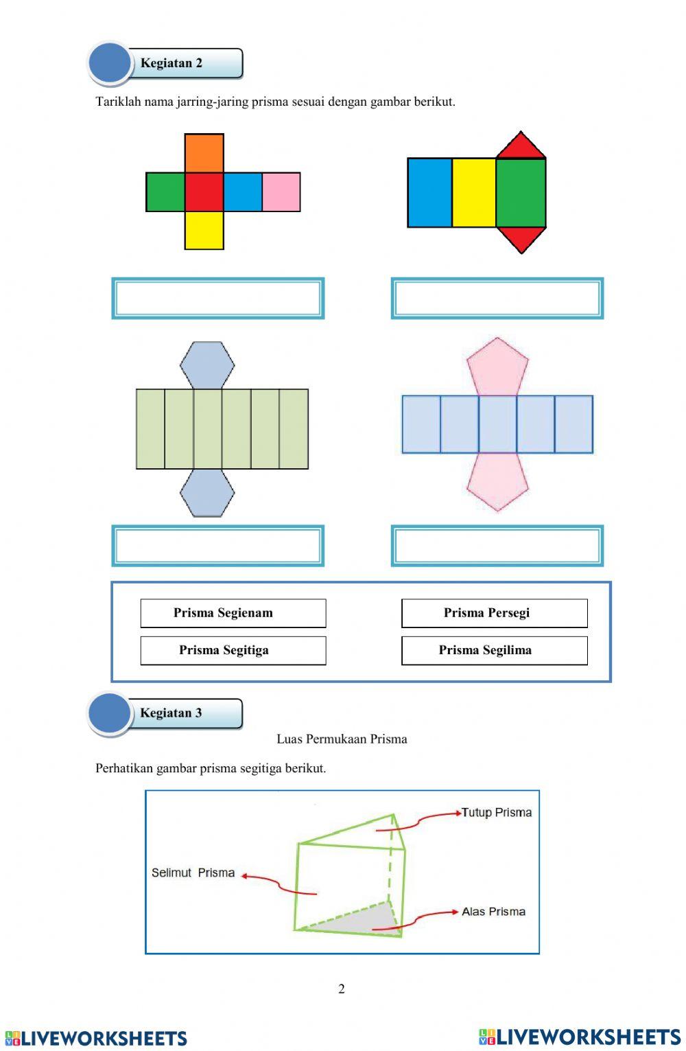 Soal matematika bangunruang sisi datar