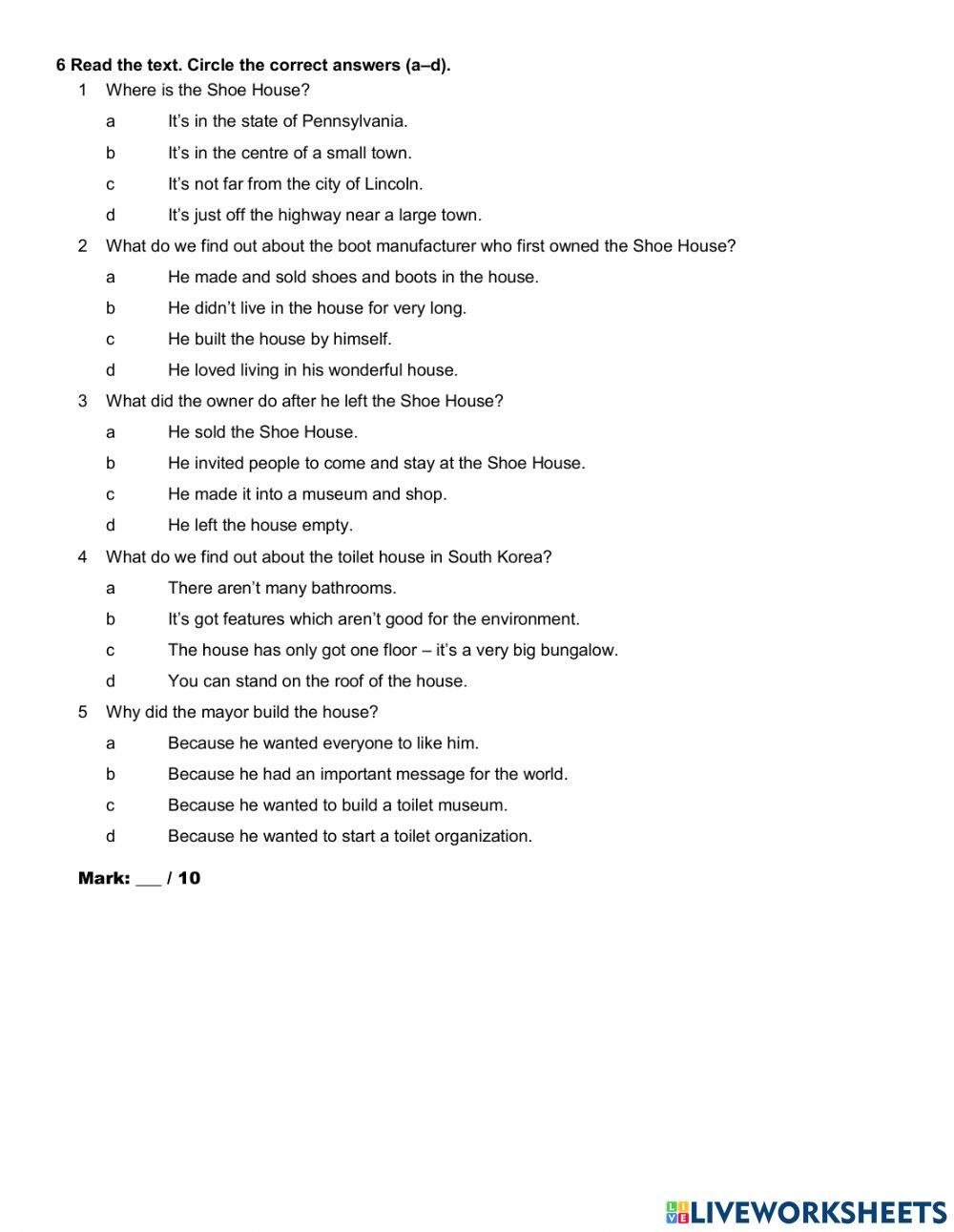 Homes. Degrees of comparison