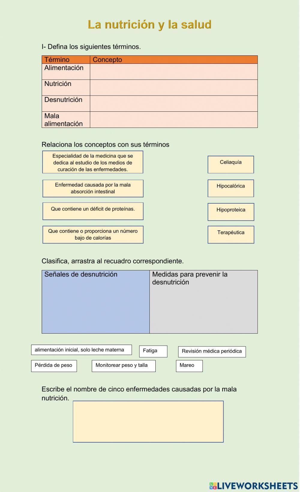 Alimentación y Nutrición 1