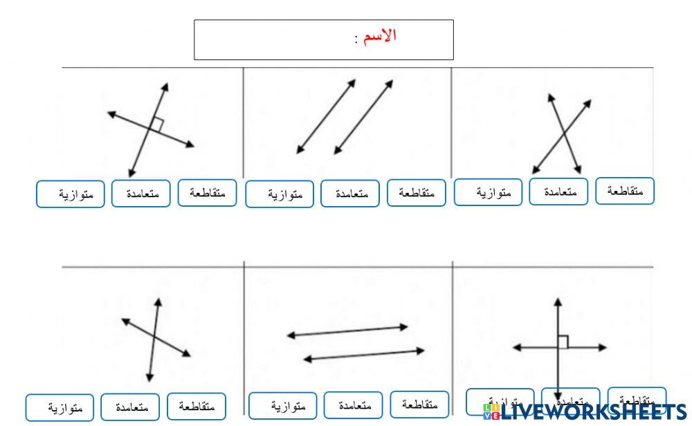 المستقيمات