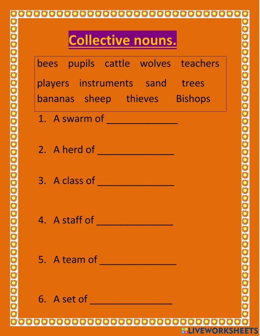 Collective nouns