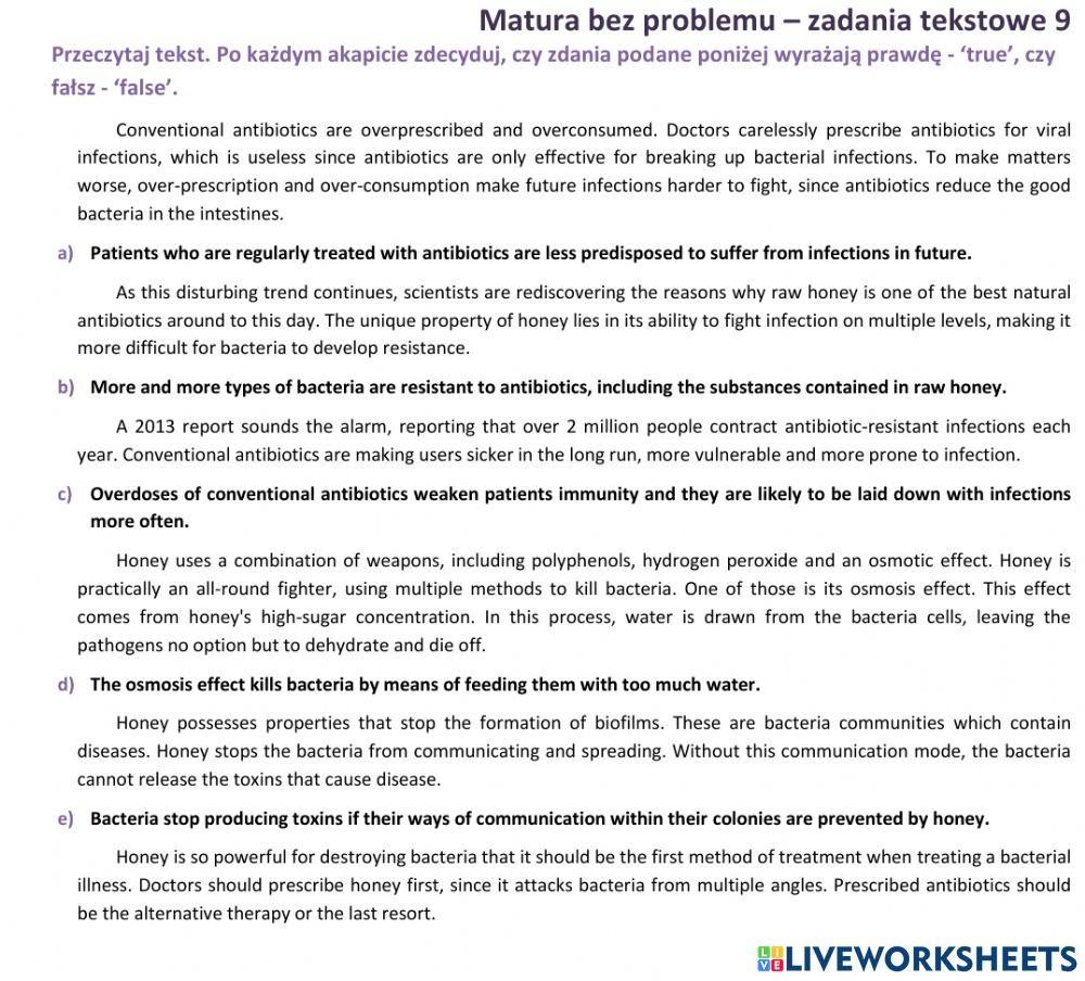 Matura - zadanie tekstowe 9