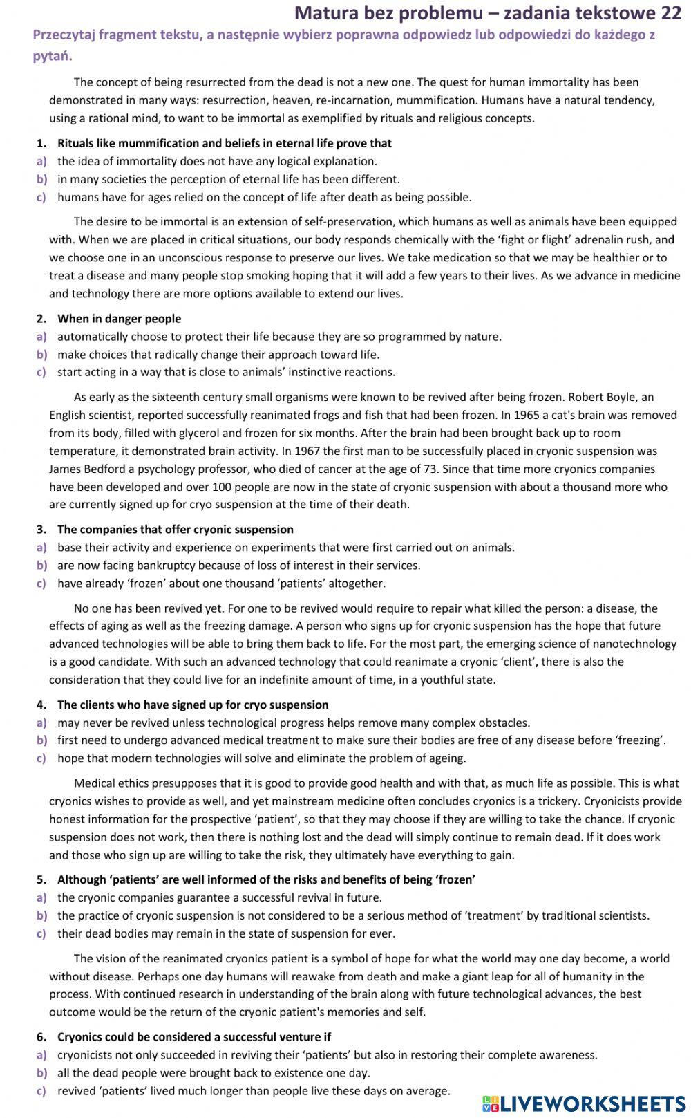 Matura - zadanie tekstowe ABC 2