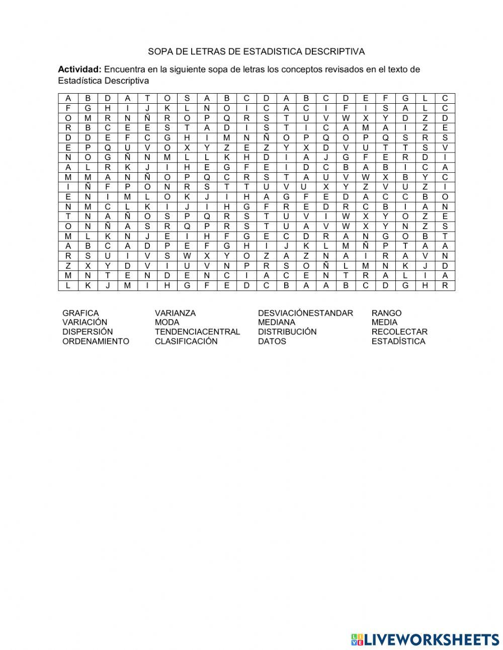 Estadística Descriptiva