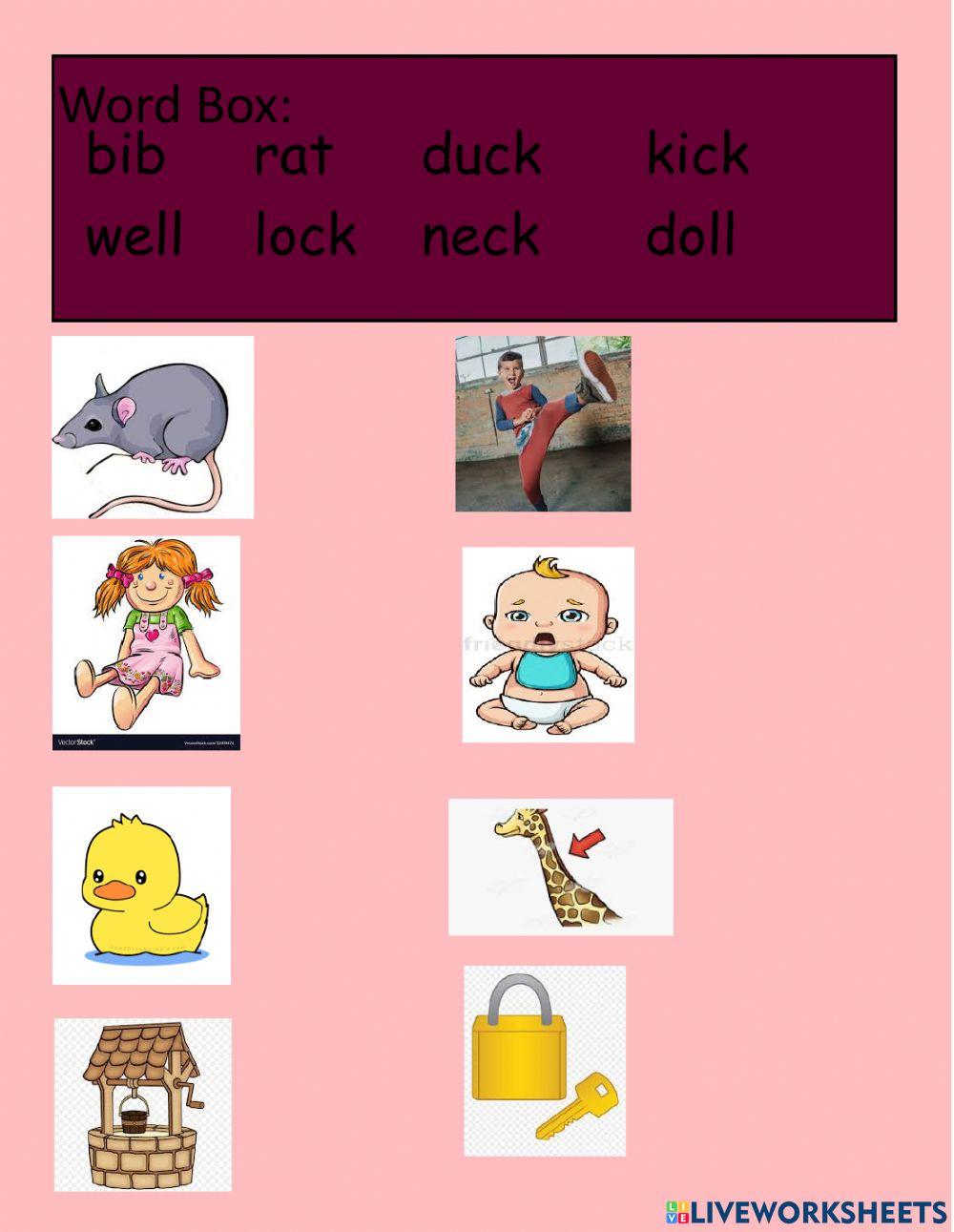 matching-short-vowel-words-interactive-worksheet-live-worksheets
