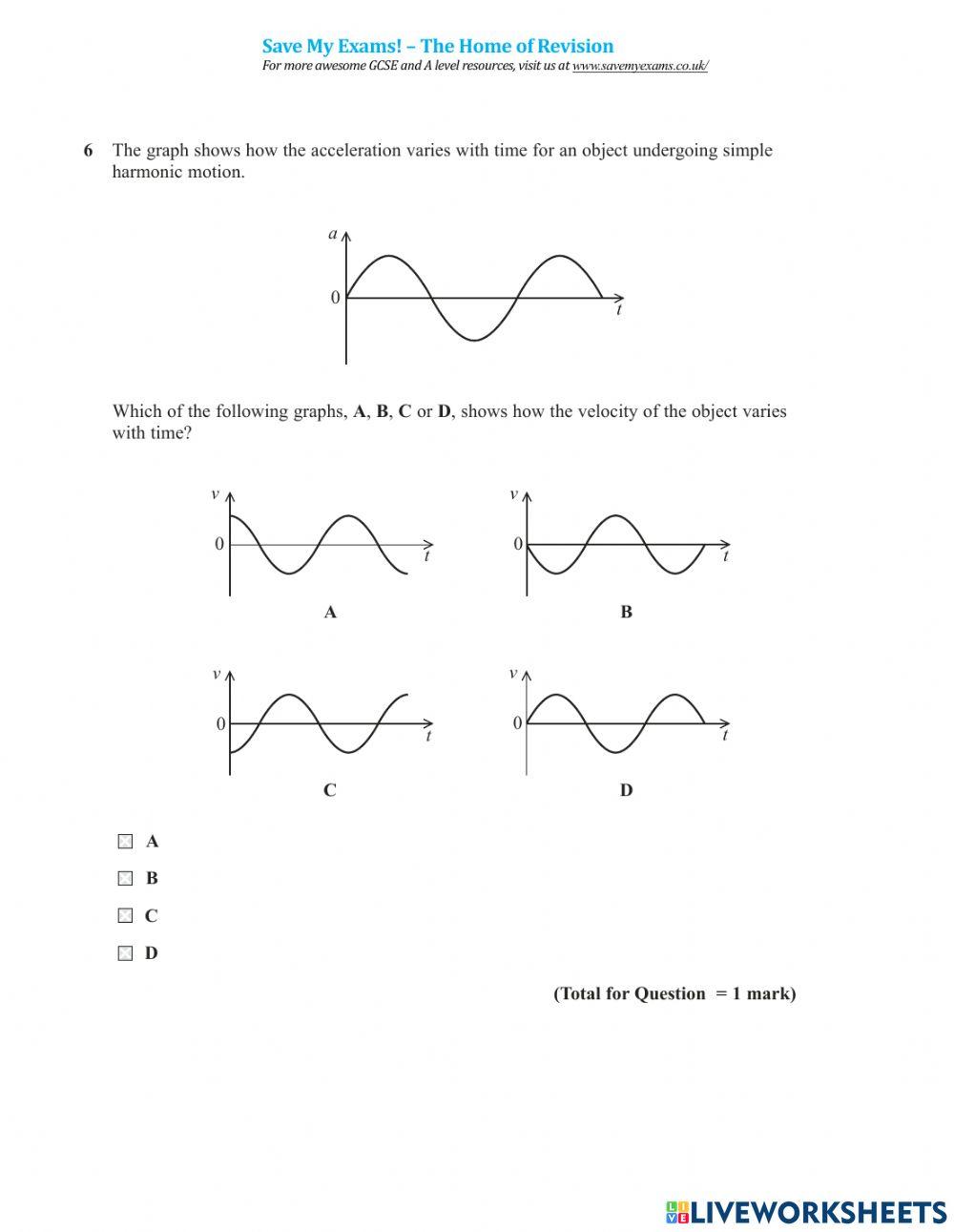 SIMPLE HARMONIC MOTION 1