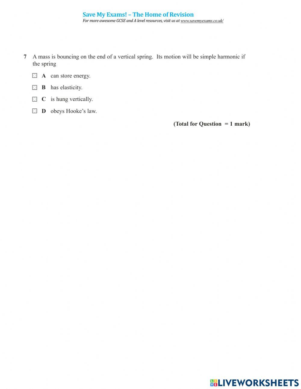 SIMPLE HARMONIC MOTION 1