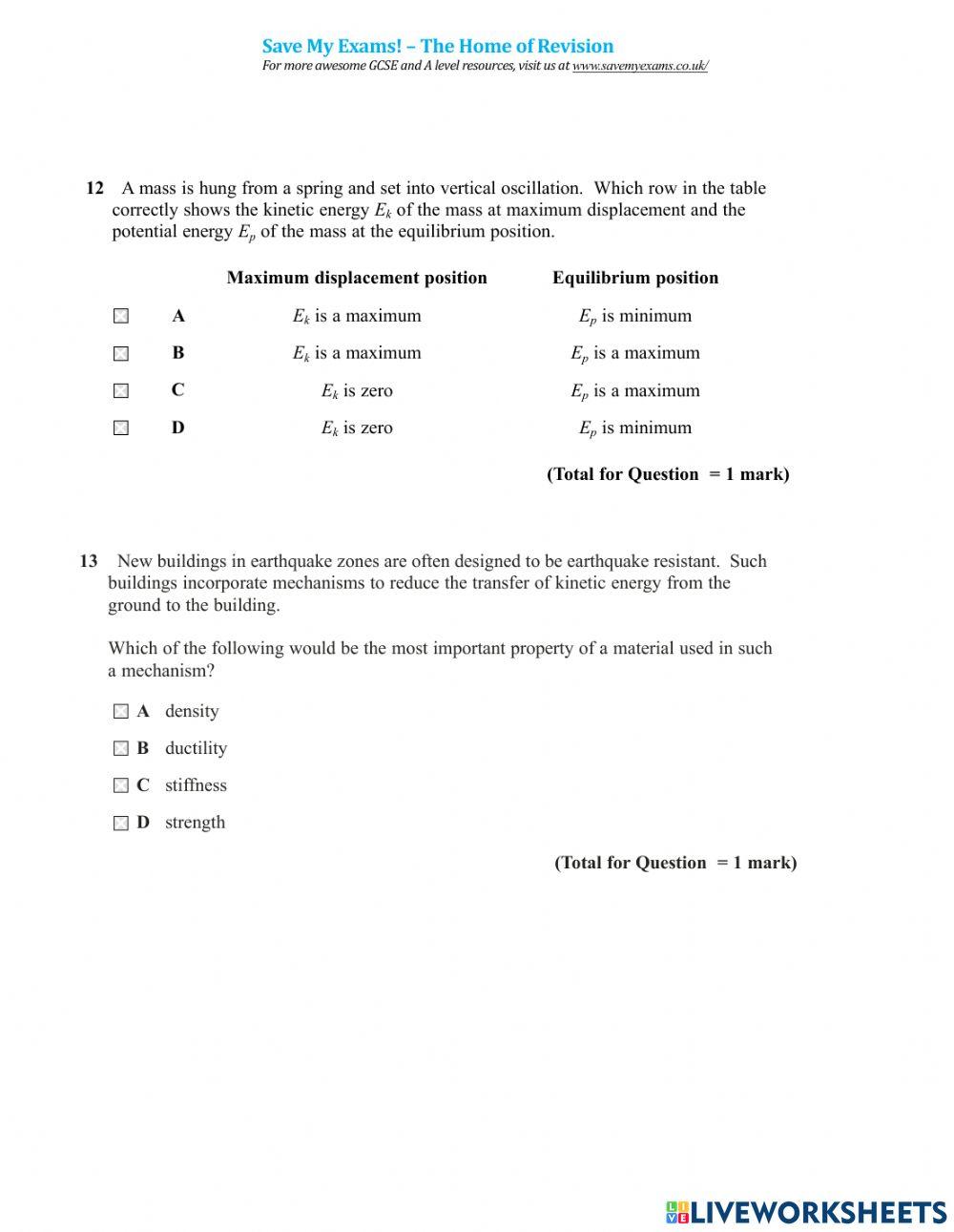 SIMPLE HARMONIC MOTION 1