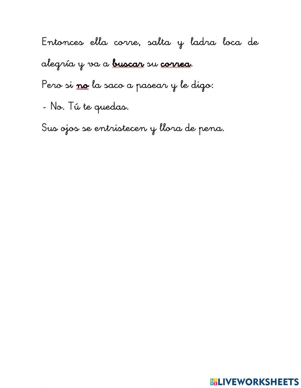 Actividad 2 Comprensión Lectora 2 básicos