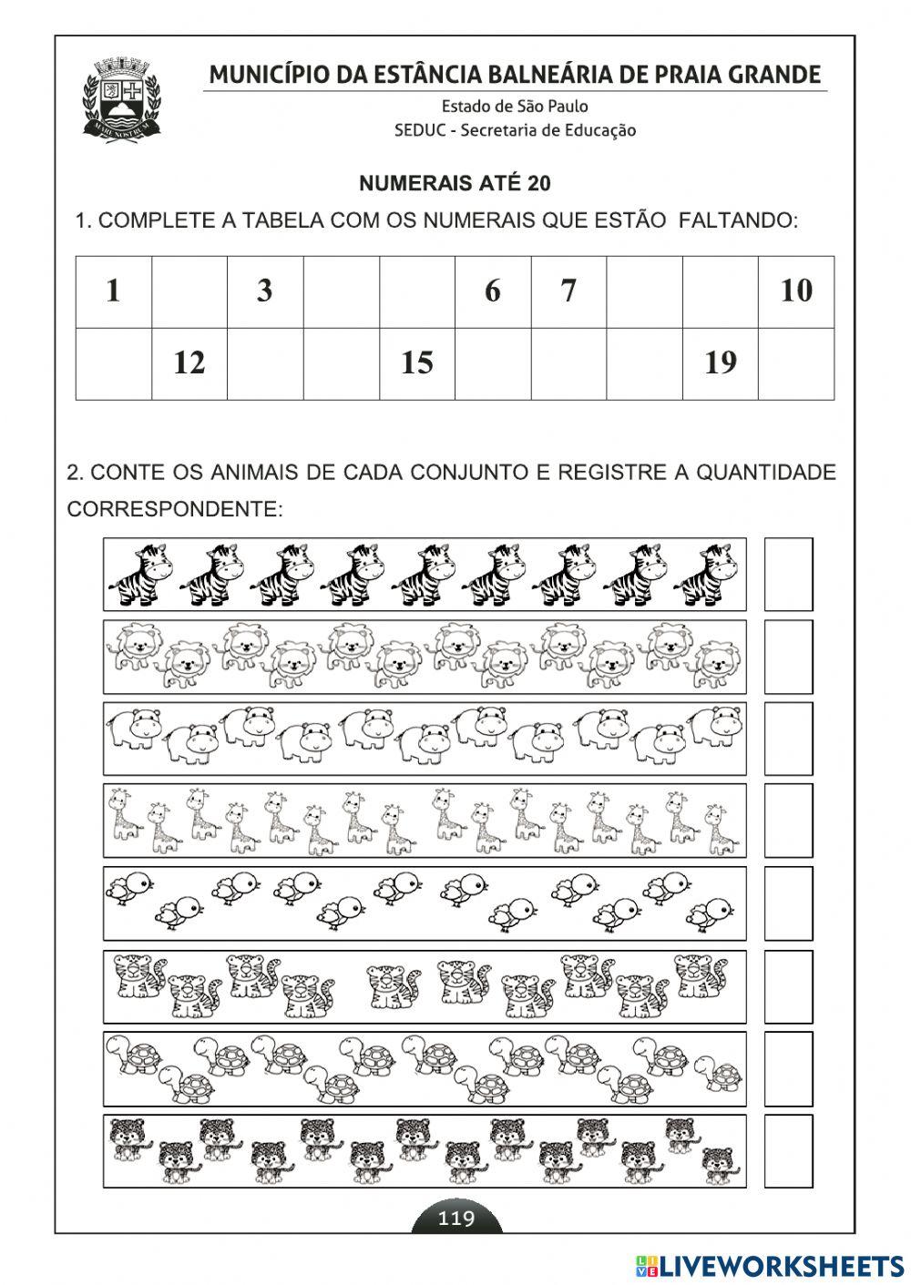 Material de apoio- Matemática