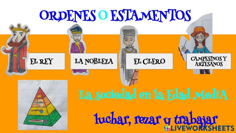 Pirámide social en el medievo