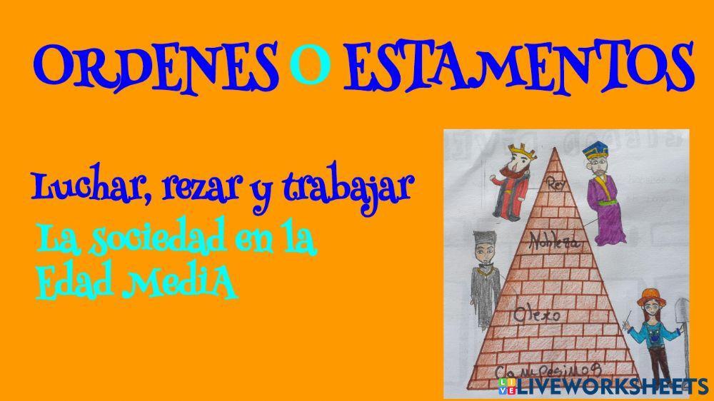 Pirámide social en el medievo