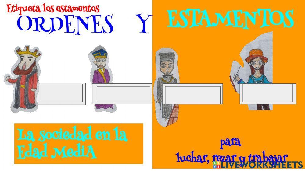 Pirámide social en el medievo