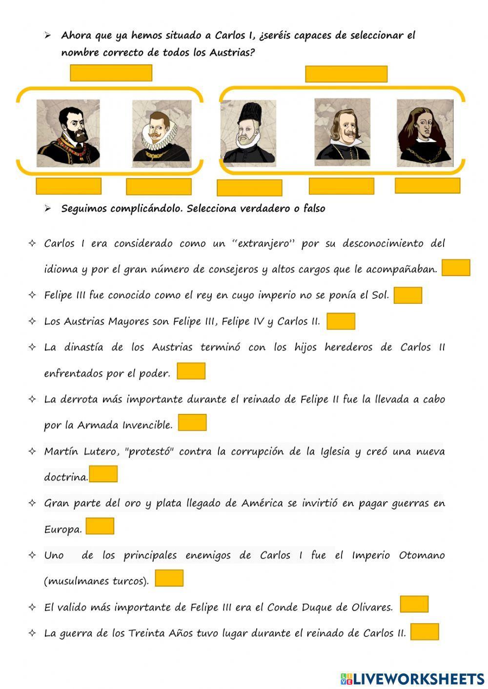 La época de los austrias