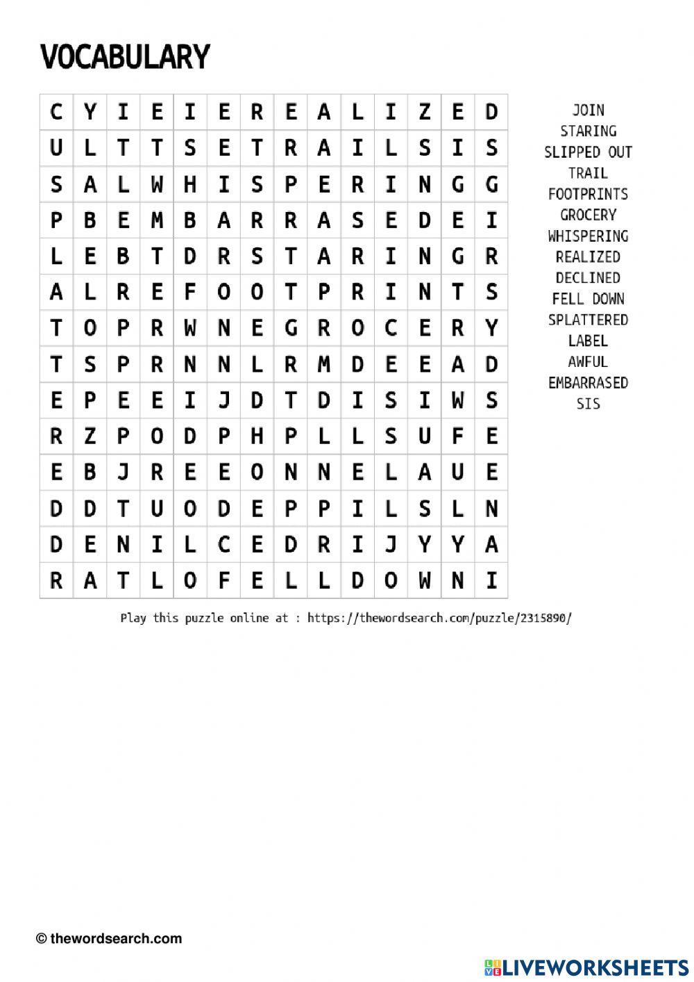Word search