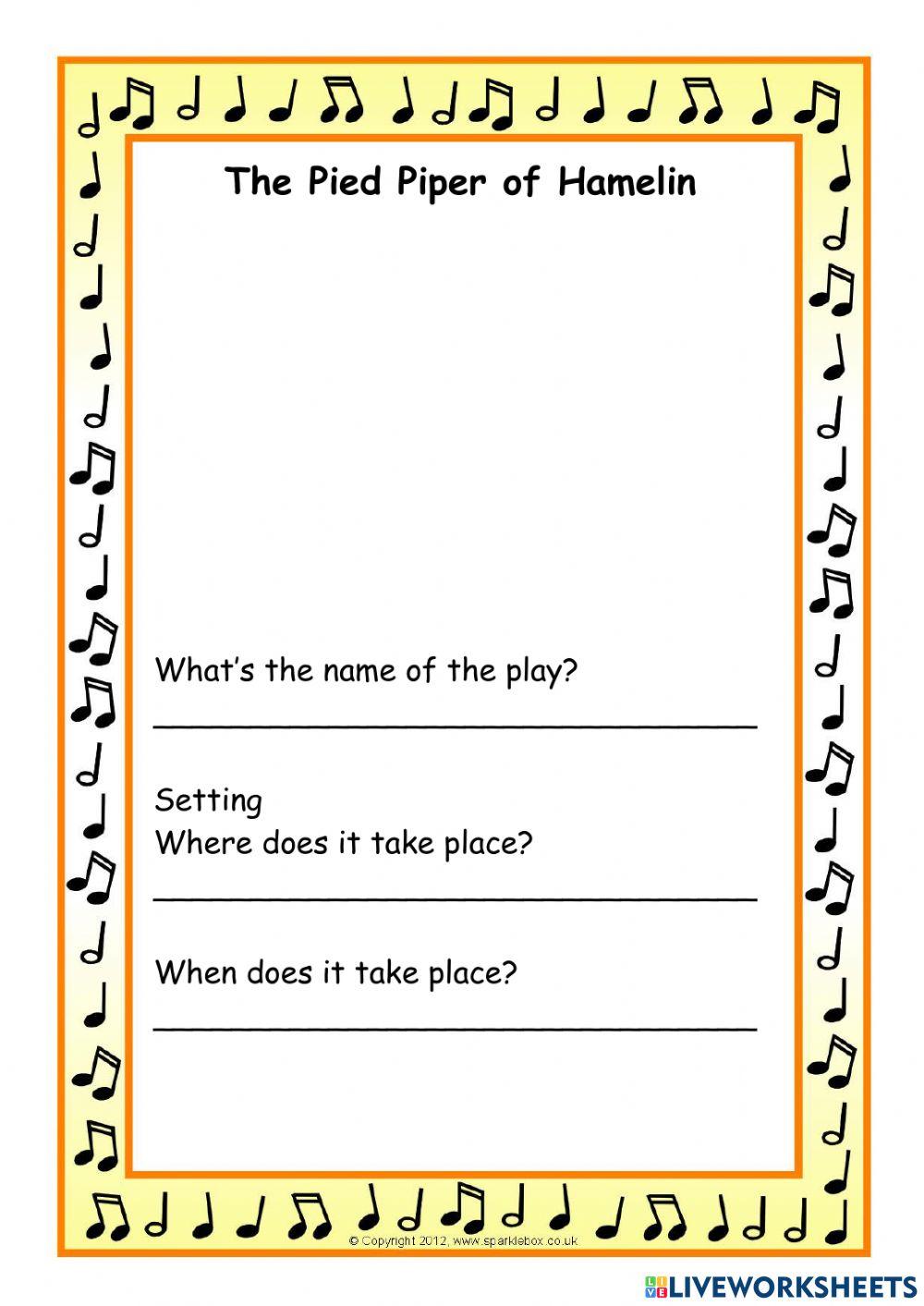 The pied piper of hamelin