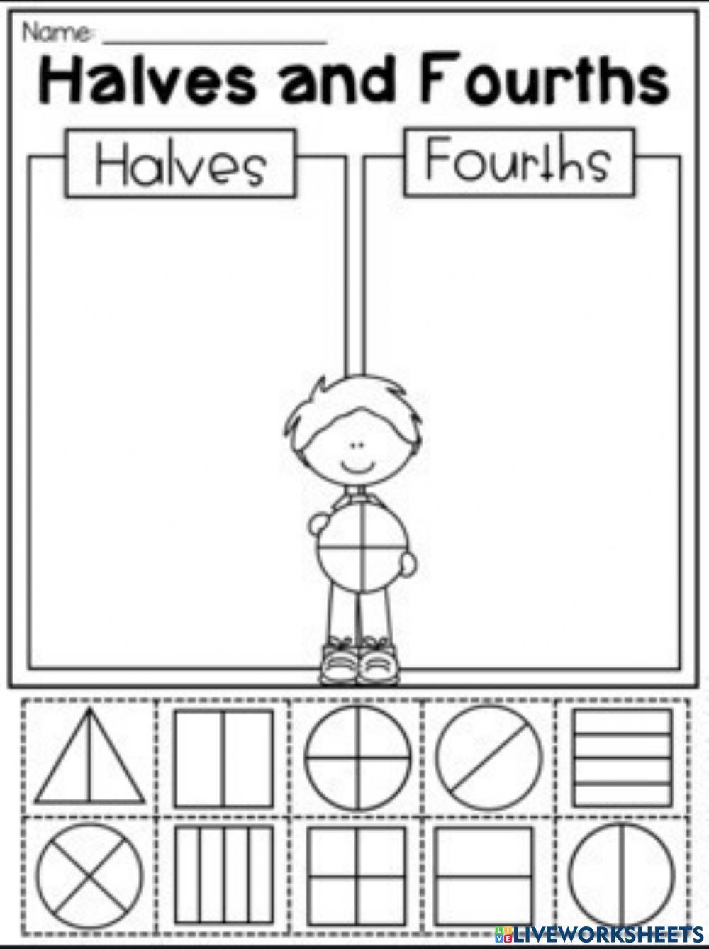 Halves and Fourths