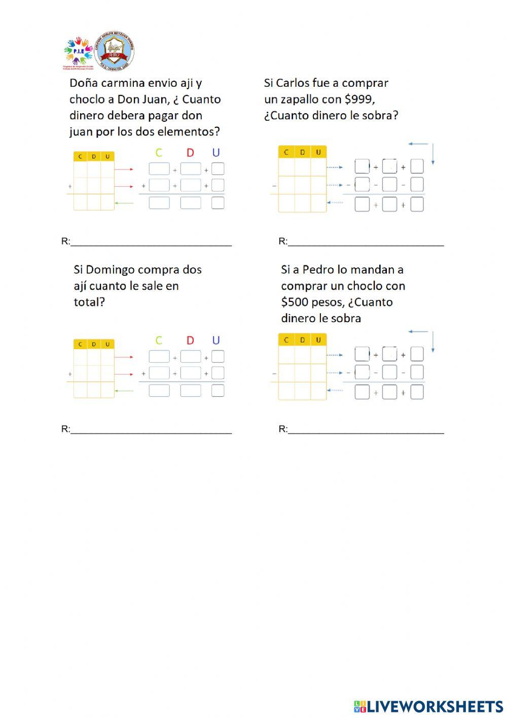 NUMEROS DEL 0 - 1000