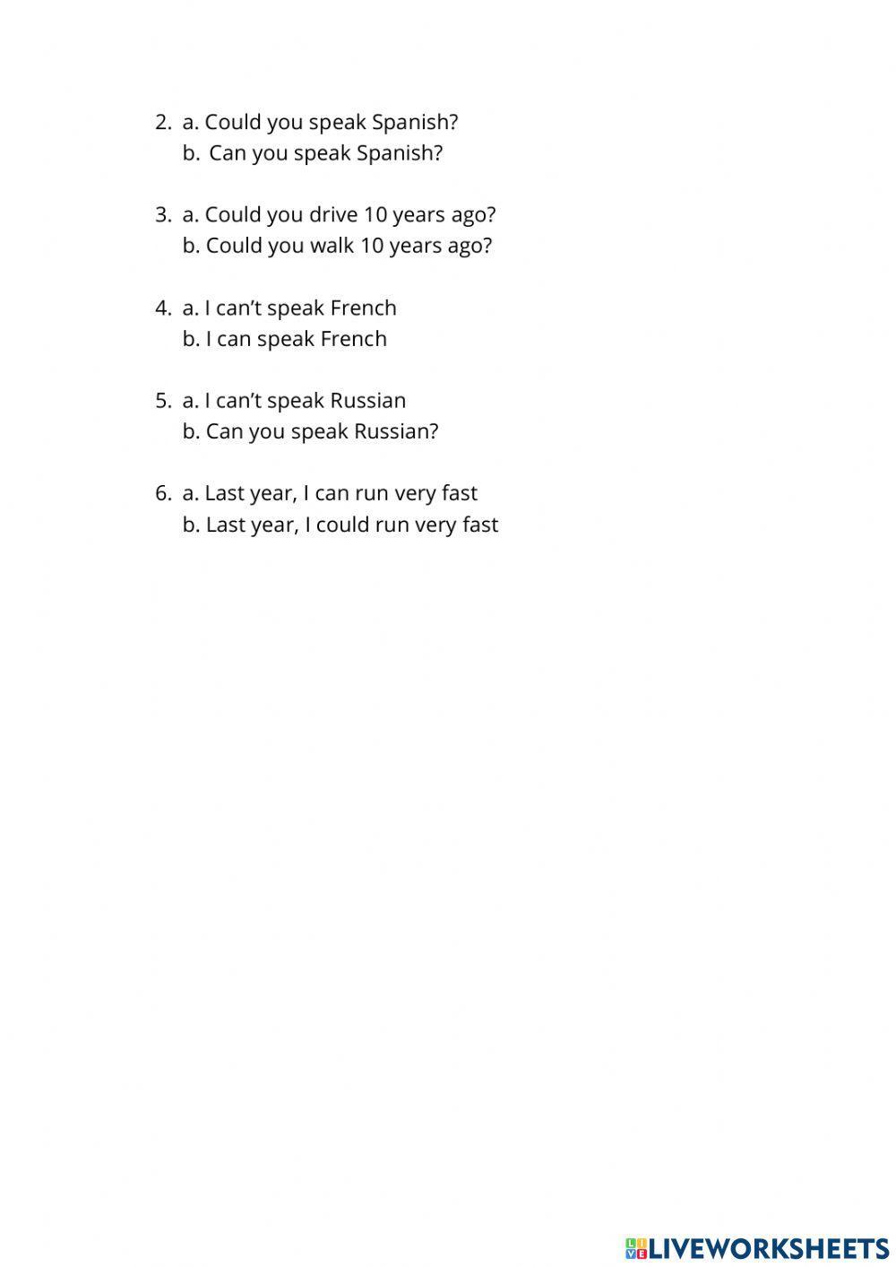 Can could request,ability, permission