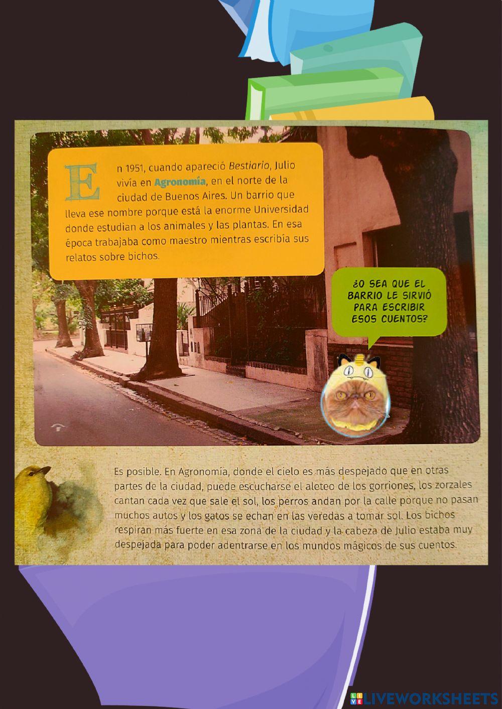 Cortázar en sustantivos