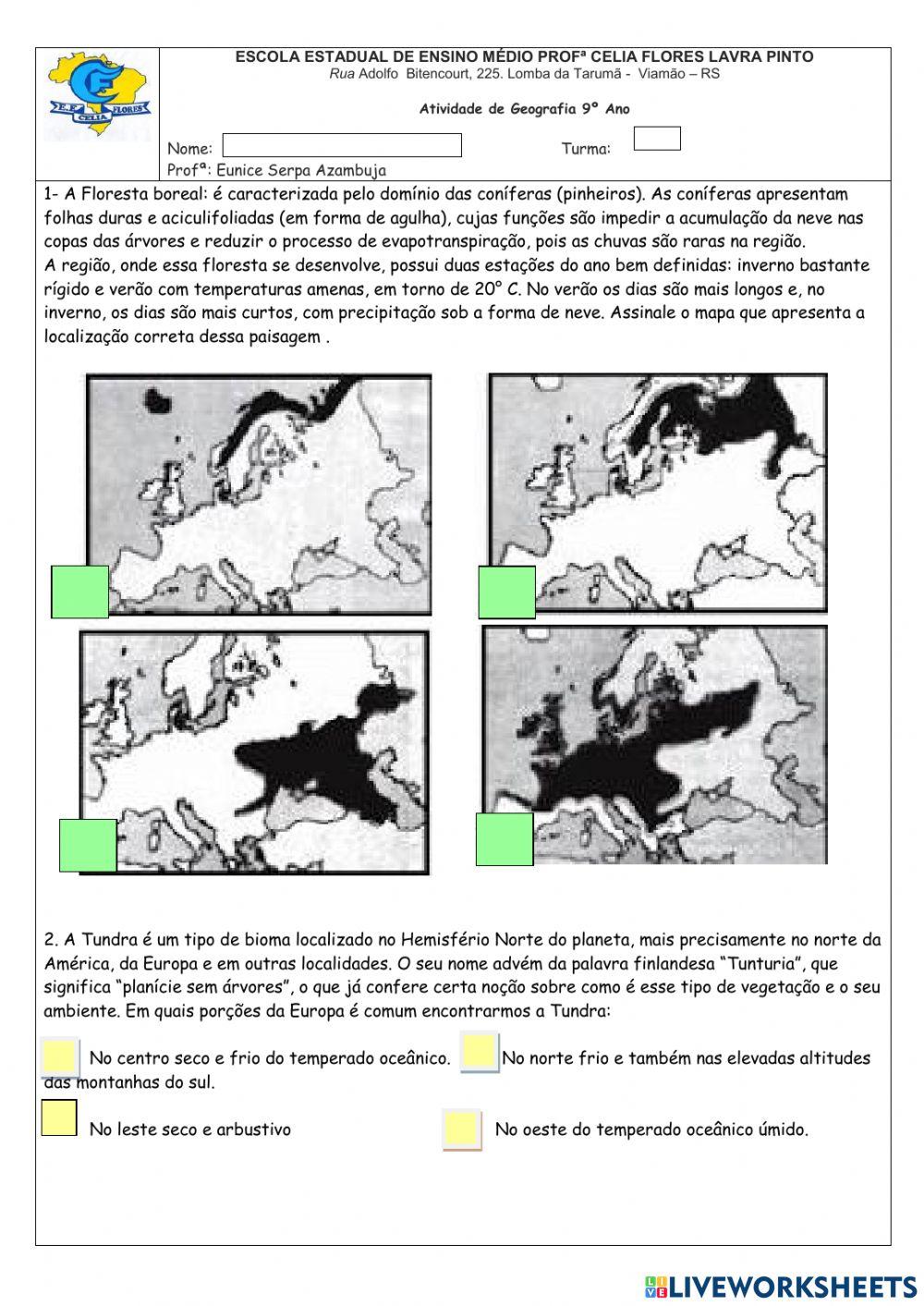 Vegetações da Europa