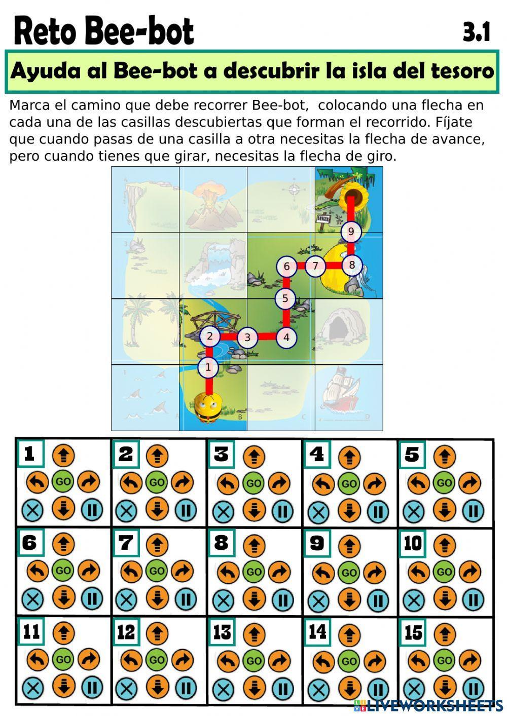 Programación con Bee-bot 3.1