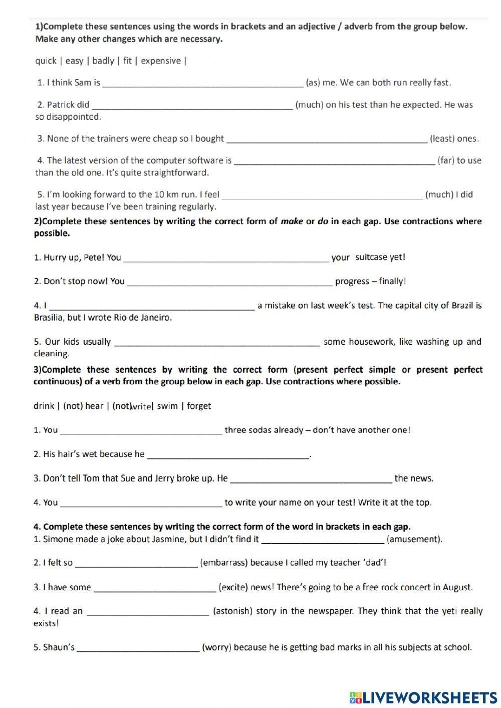 Revision unit1and2 FCE