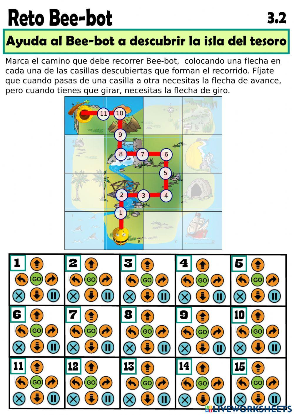 Programación con Bee-bot 3.2
