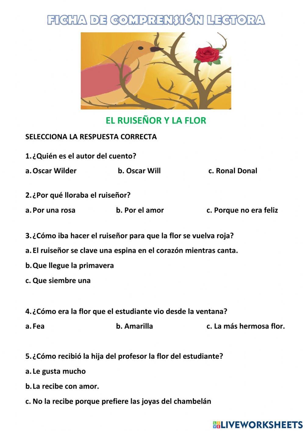 El ruiseñor y la rosa El ruiseñor y la rosa