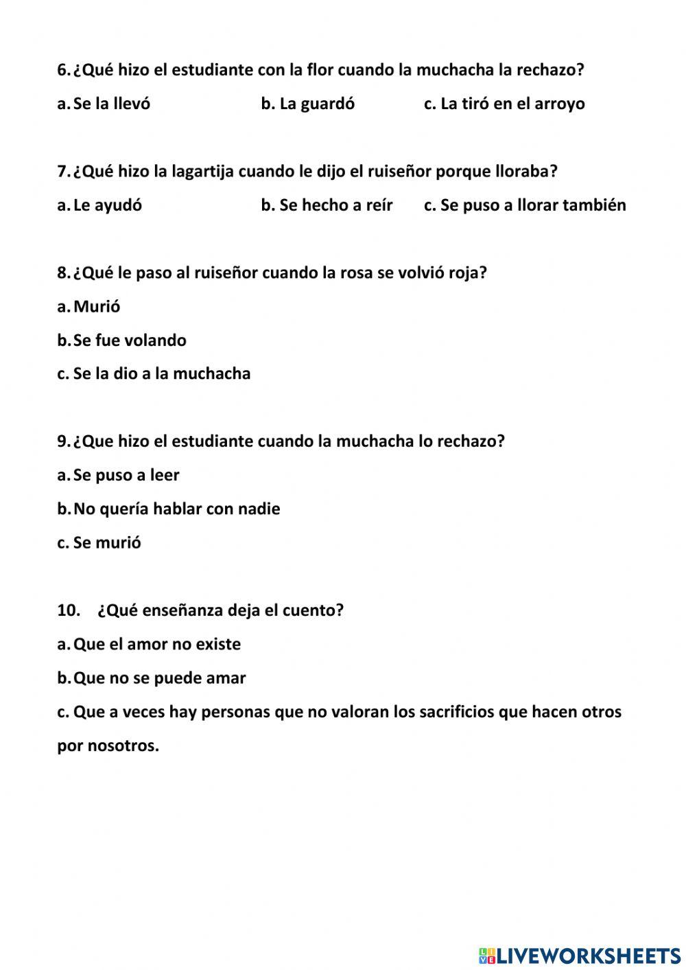 El ruiseñor y la rosa El ruiseñor y la rosa