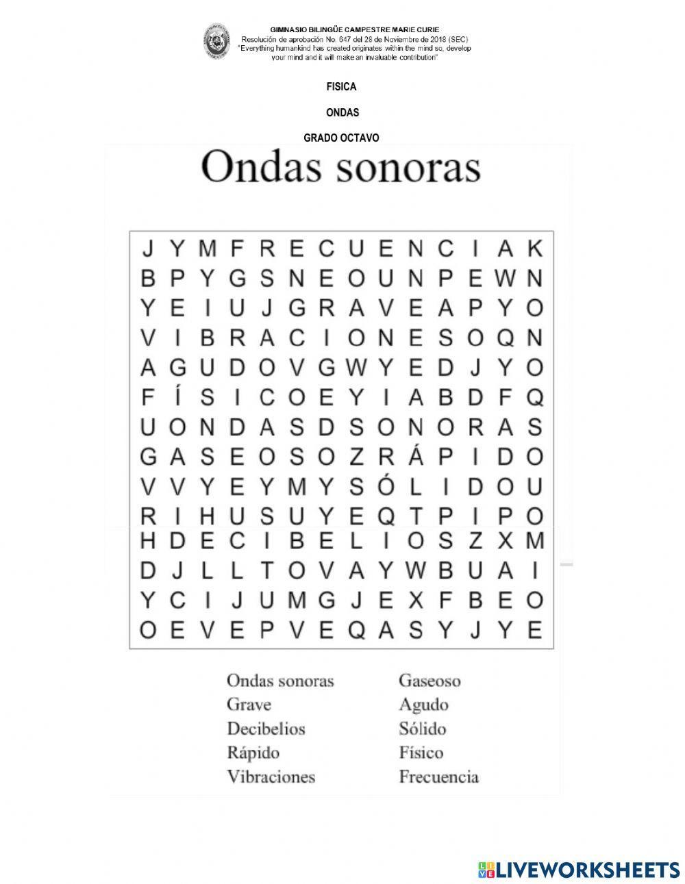 Ondas sonoras