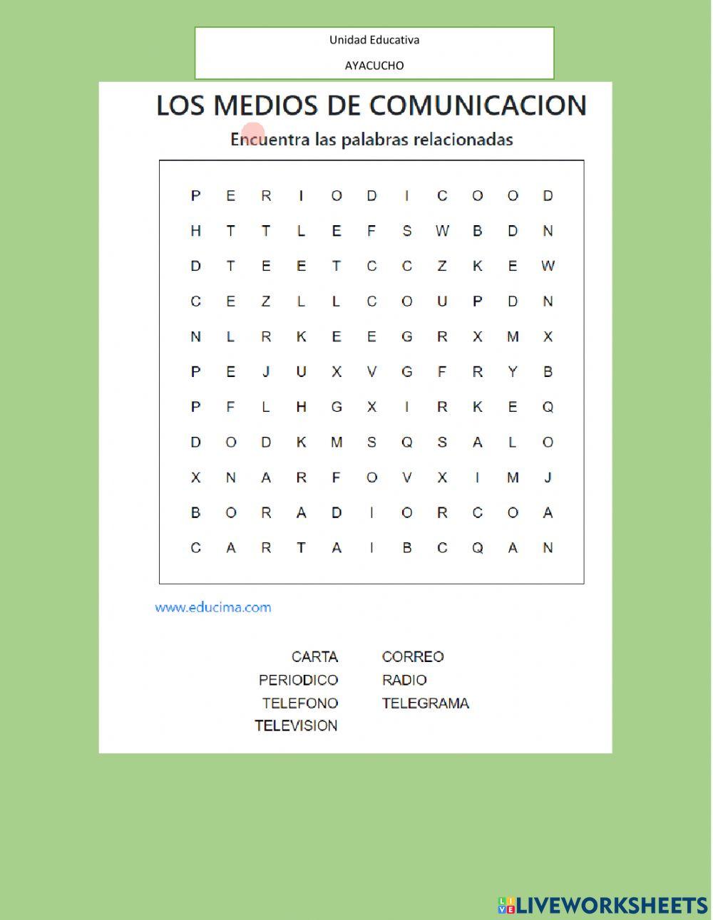 Los medios de comunicación
