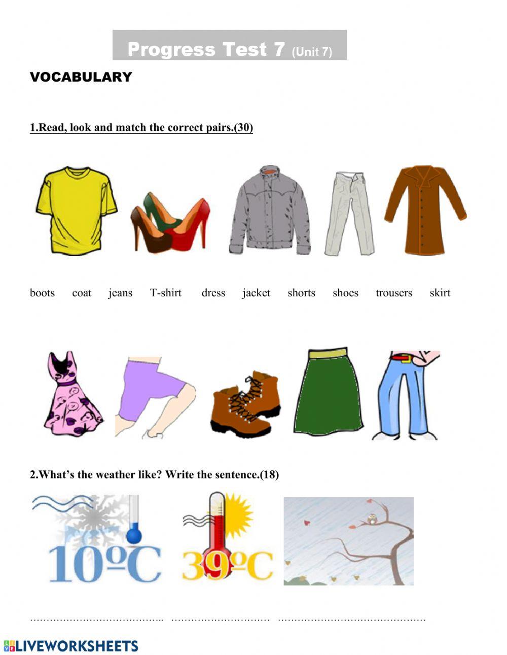 test 2 class 3 progress 7