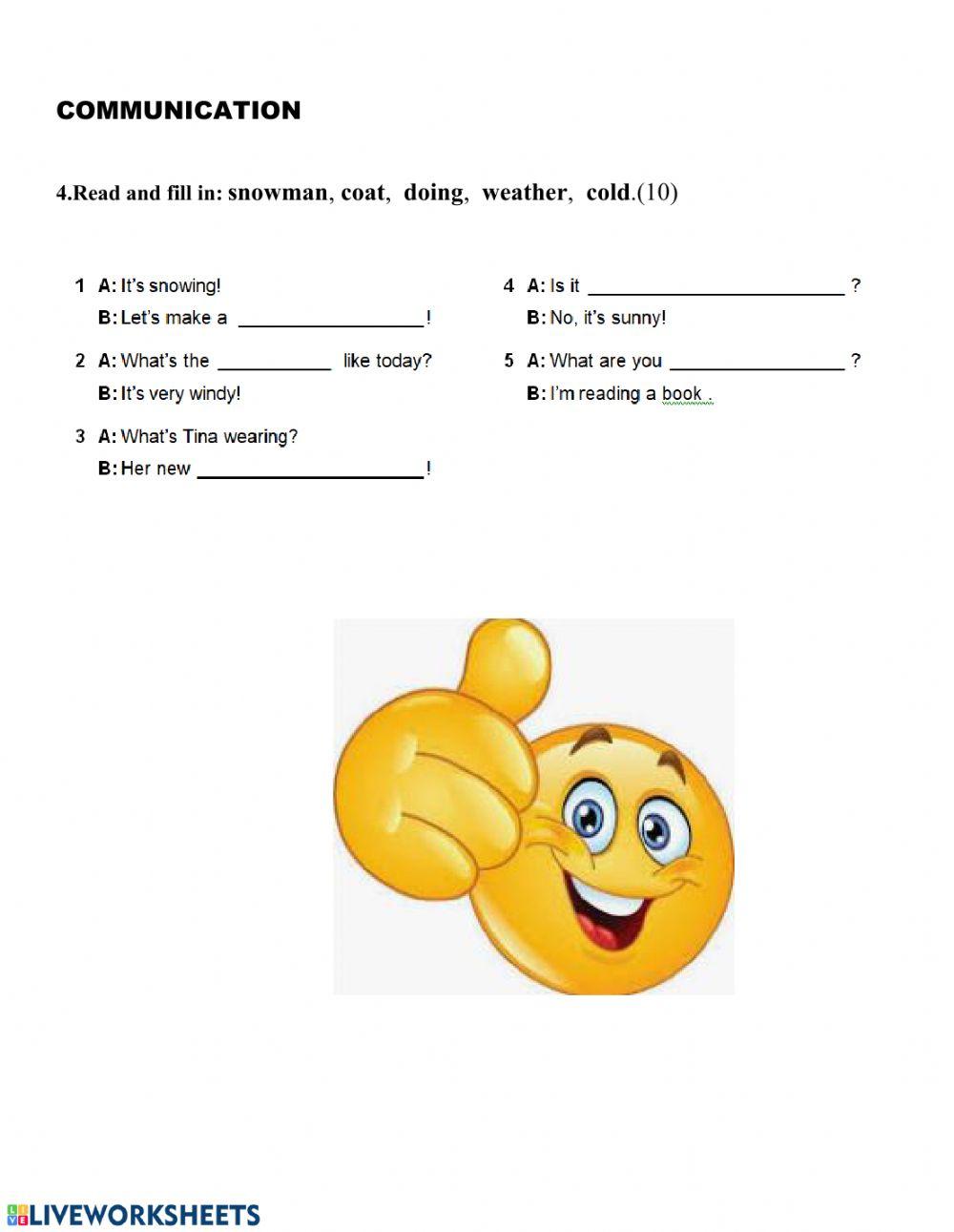 test 2 class 3 progress 7