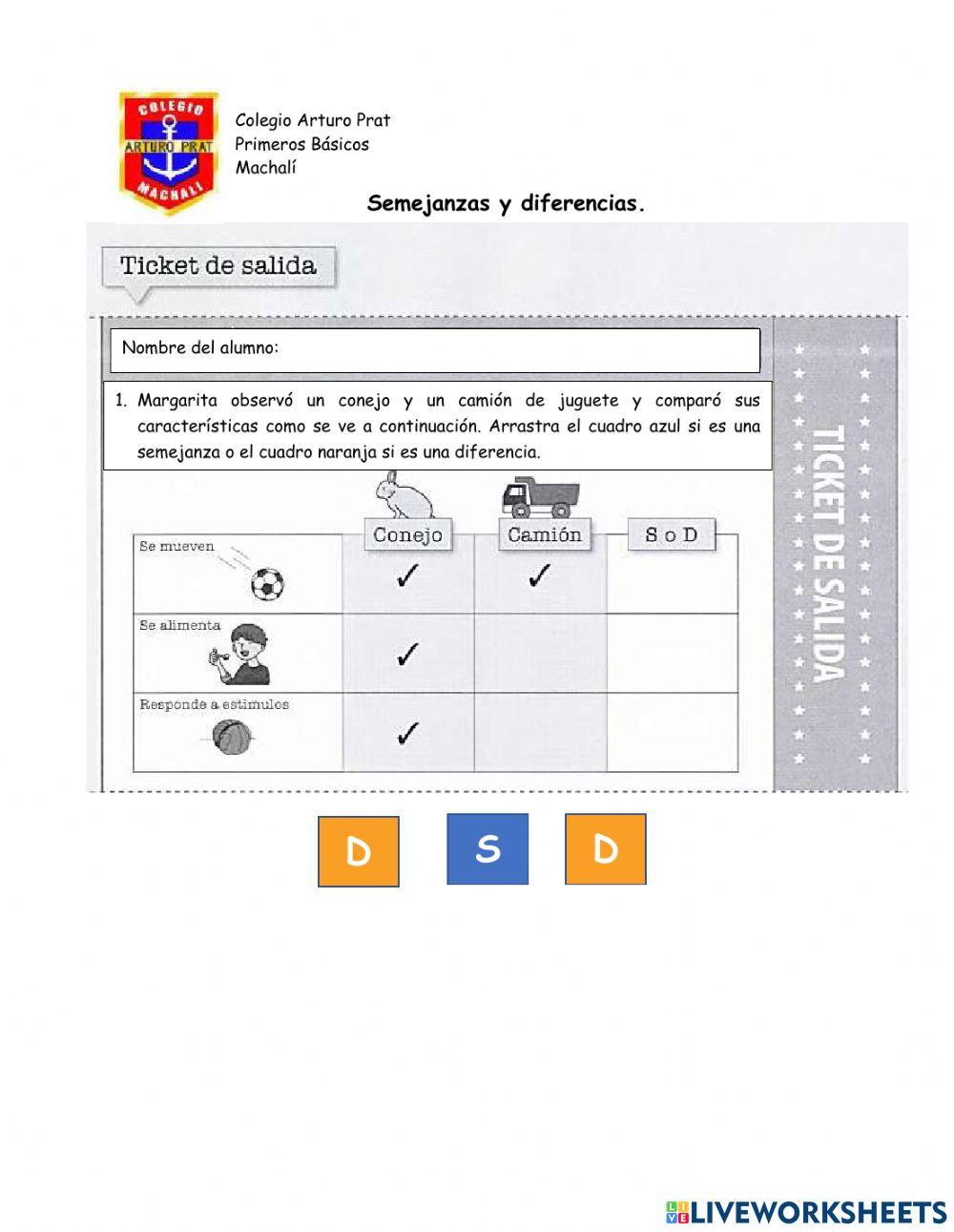 Semejanzas y diferencias