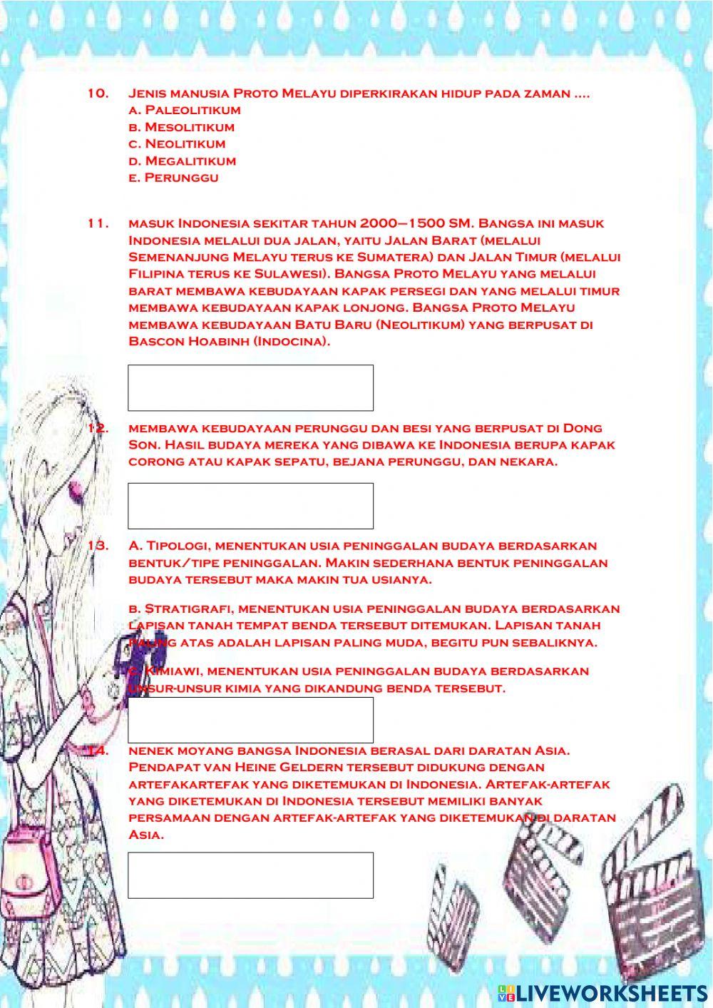 Asal Usul Nenek Moyang Indonesia