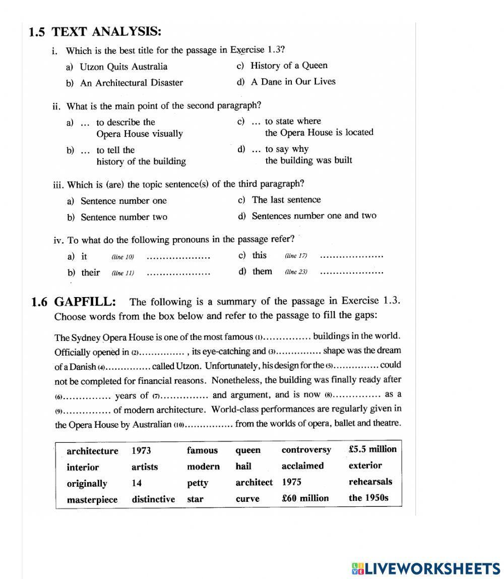 Reading Ex. - IELTS (Practice)