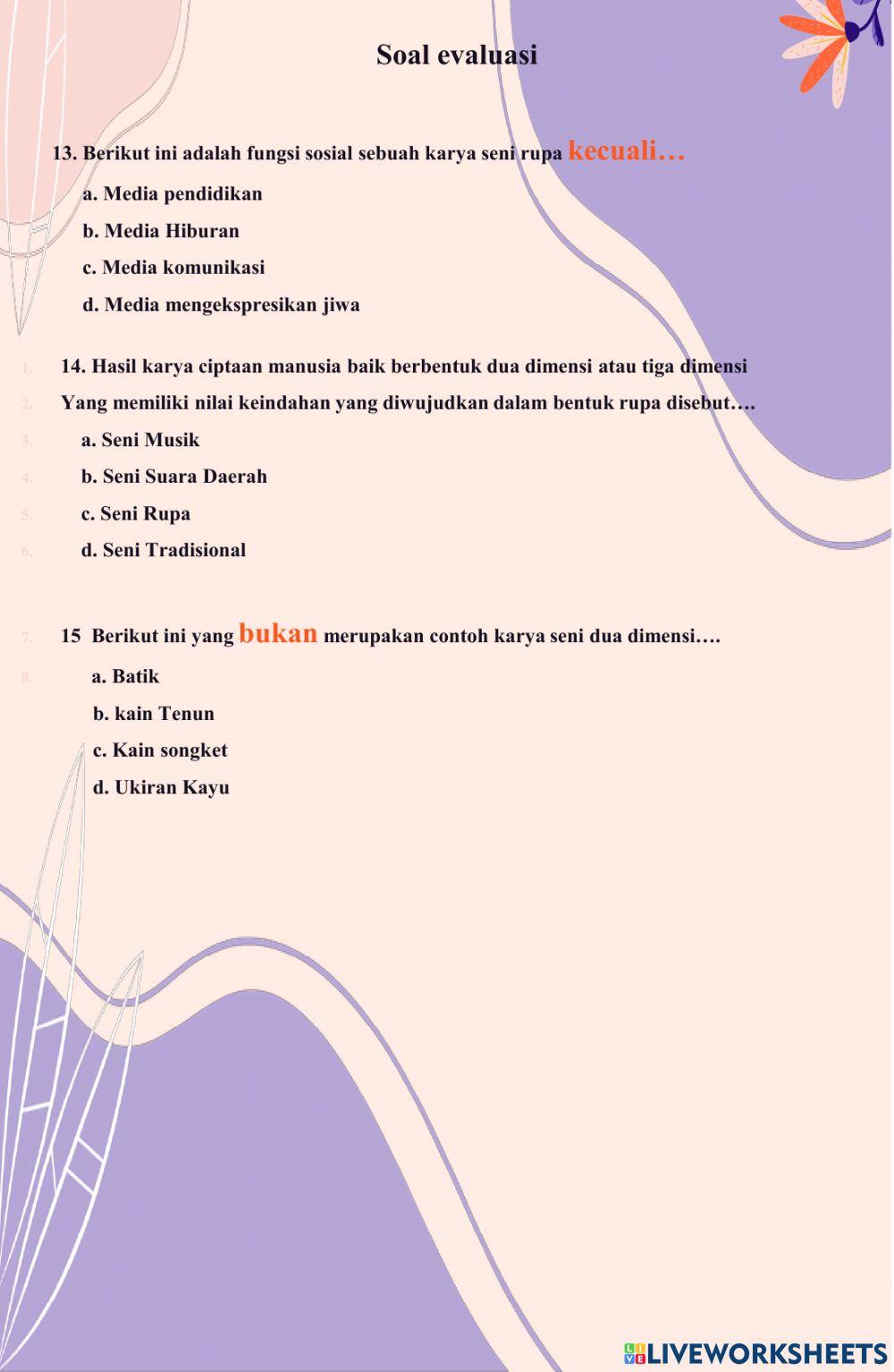 LKPD dan Soal Evaluasi