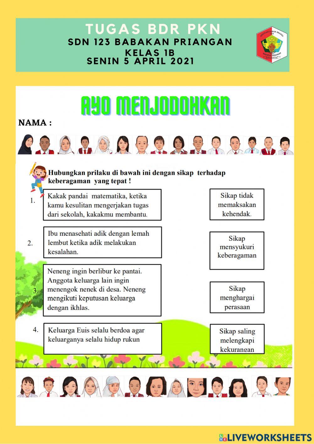 Keberagaman dalam keluarga (PPKN)