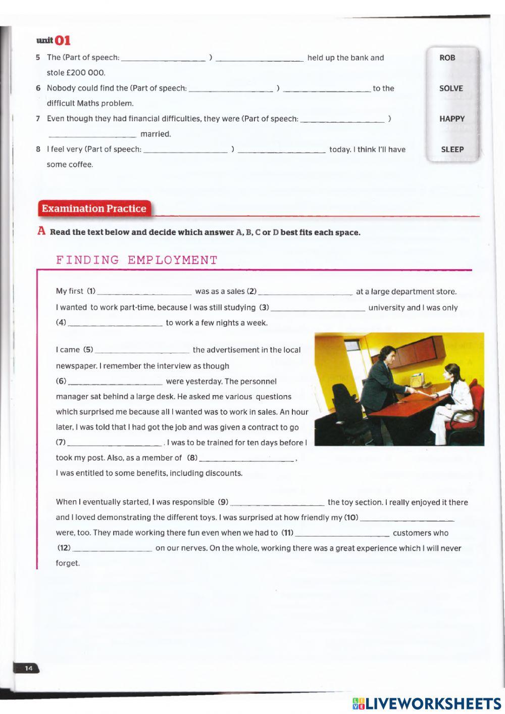 Use of English B2 - Unit 2