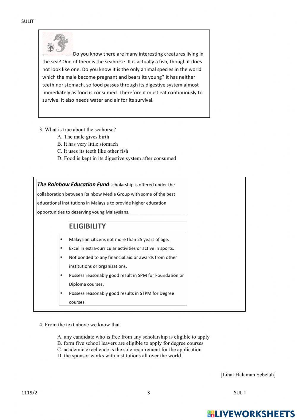 Spm Paper 2 Selangor Trial 2019