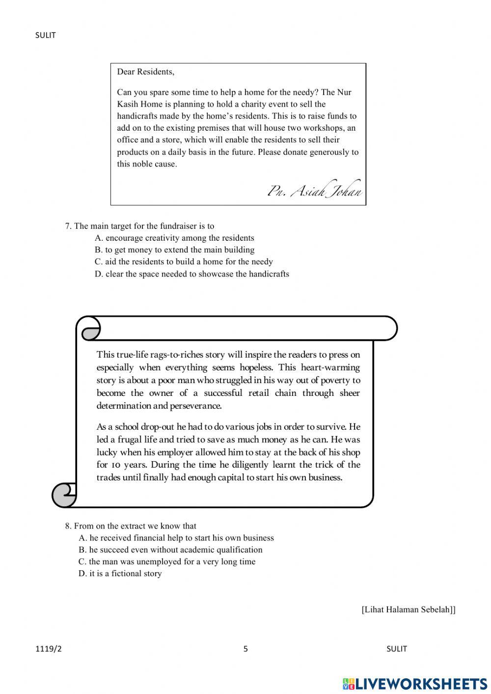 Spm Paper 2 Selangor Trial 2019