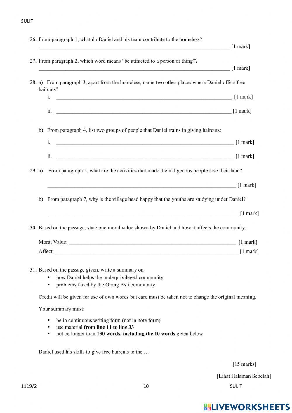 Spm Paper 2 Selangor Trial 2019