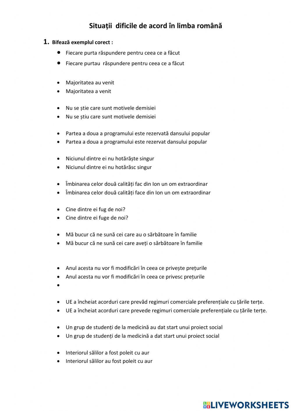 Cazuril dificile de acord