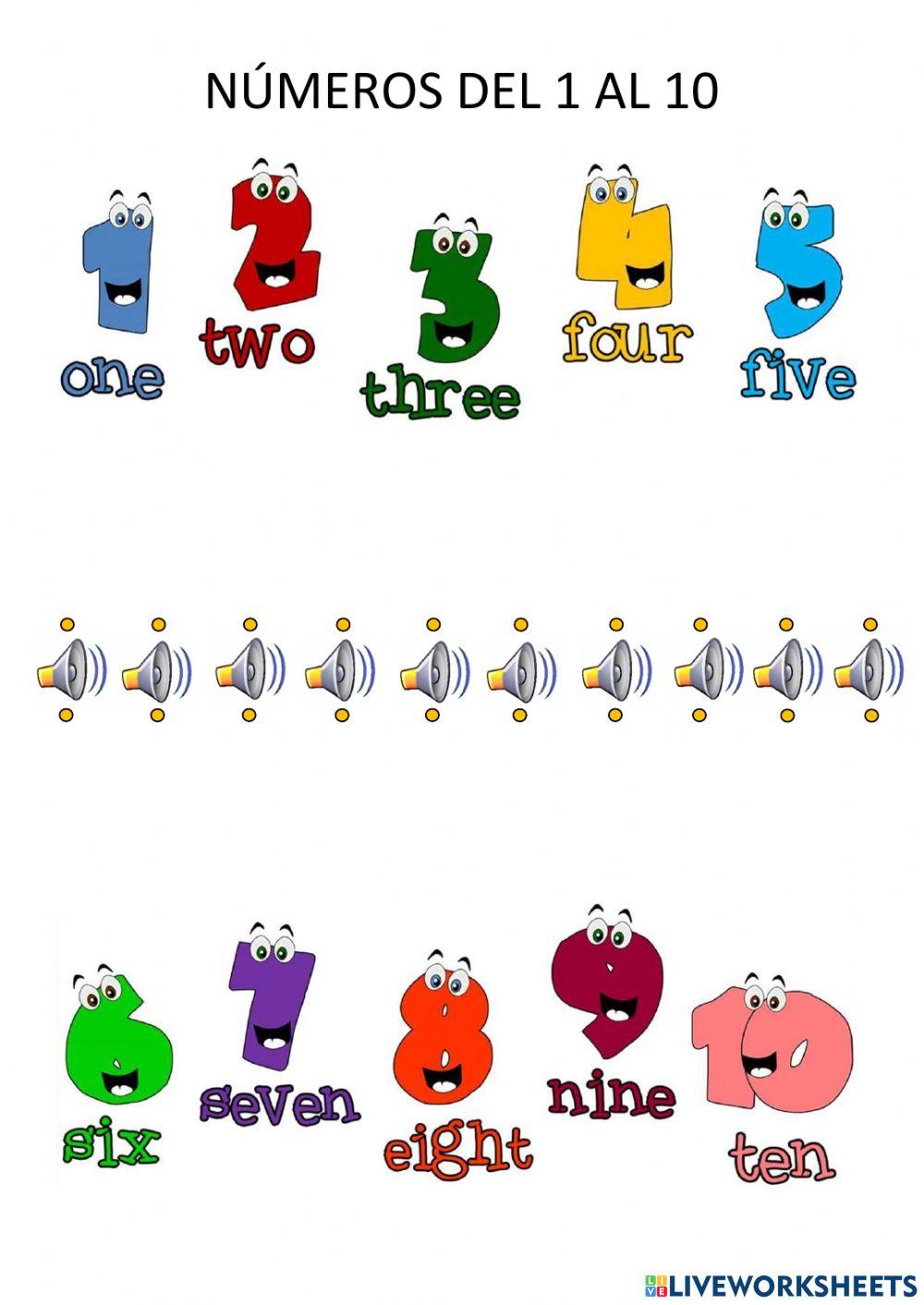 Numbers1 to 10 Numbers1 to 10
