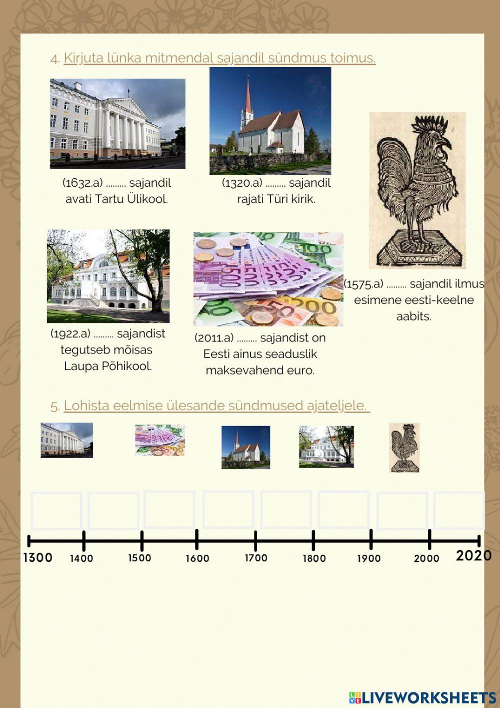 Ajaarvamine. Ajatelg.