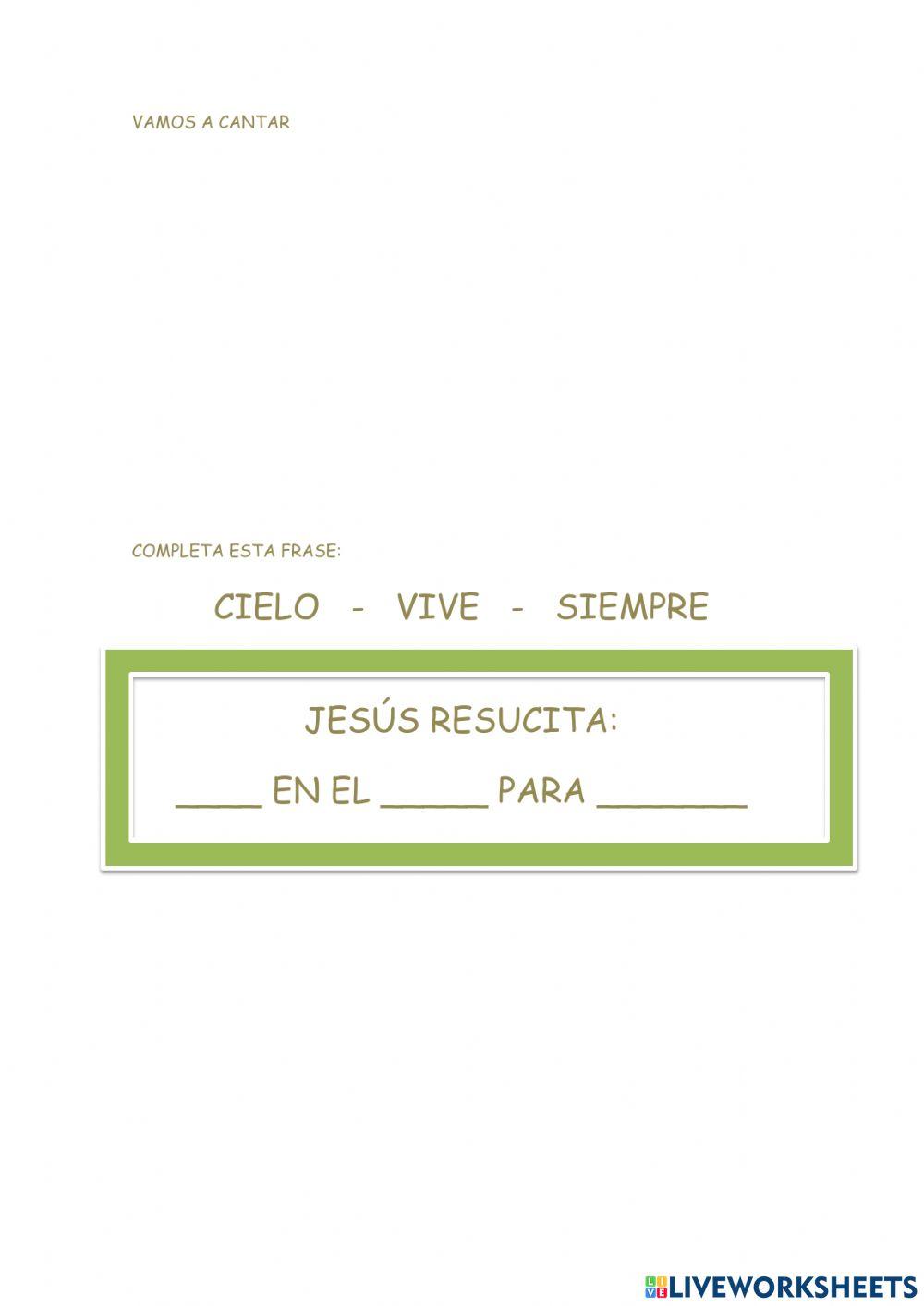 Jesús ha resucitado 1º